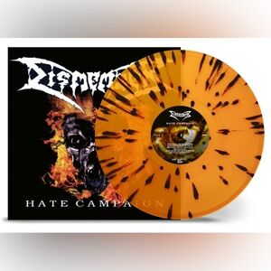 Dismember. Hate Campaign - Transparent Orange W/ Black Splatter LP, Reissued.